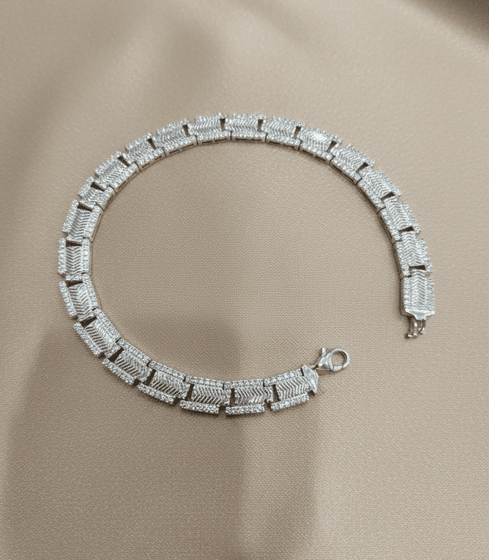 925 Silver Executive Link Gents Bracelet