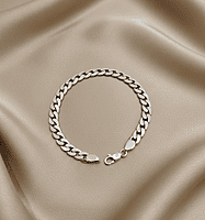 925 Silver Classic Curb Gents Bracelet