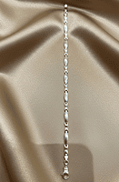 925 Silver Meridian Flux Link Gents Bracelet