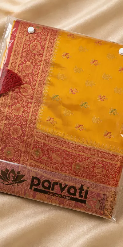 27539-KRISHNA MEENA SATIN CONTRAST