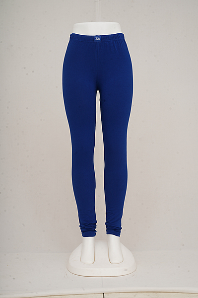 Women Royal Blue Churidar Leggings