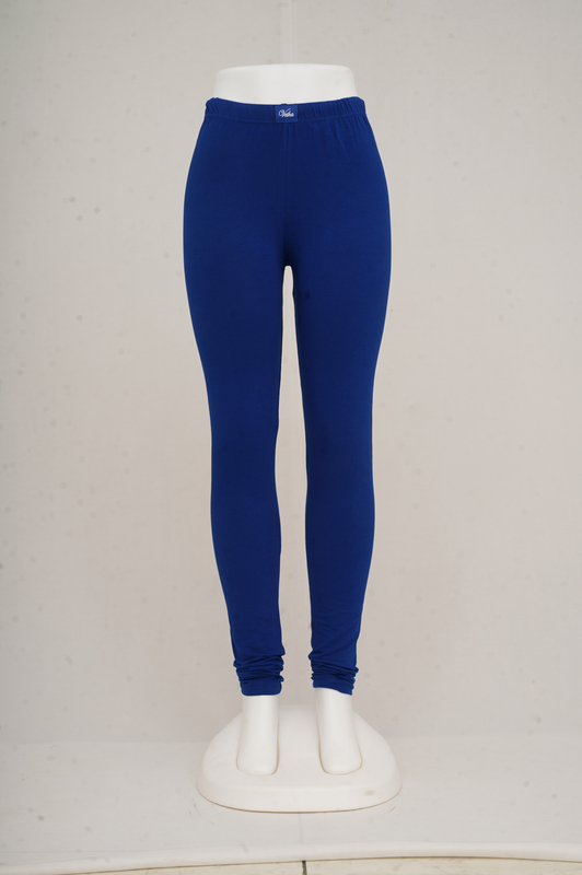 Women Royal Blue Churidar Leggings