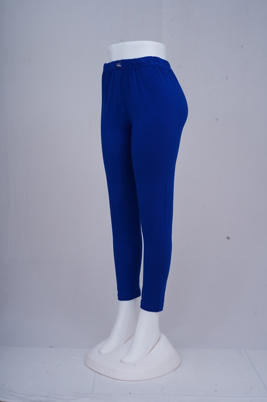 Women Royal Blue Ankle Leggings