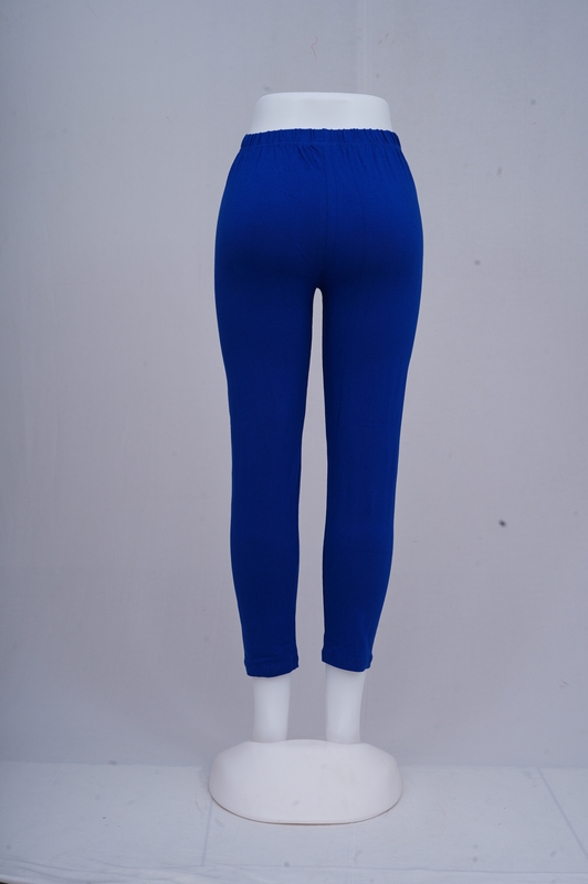 Women Royal Blue Ankle Leggings
