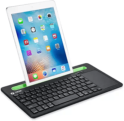 OpenBox Zoook Fingerpad with Trackpad, Rechargeable battery (3 Devices Support) Bluetooth Multi-device Keyboard