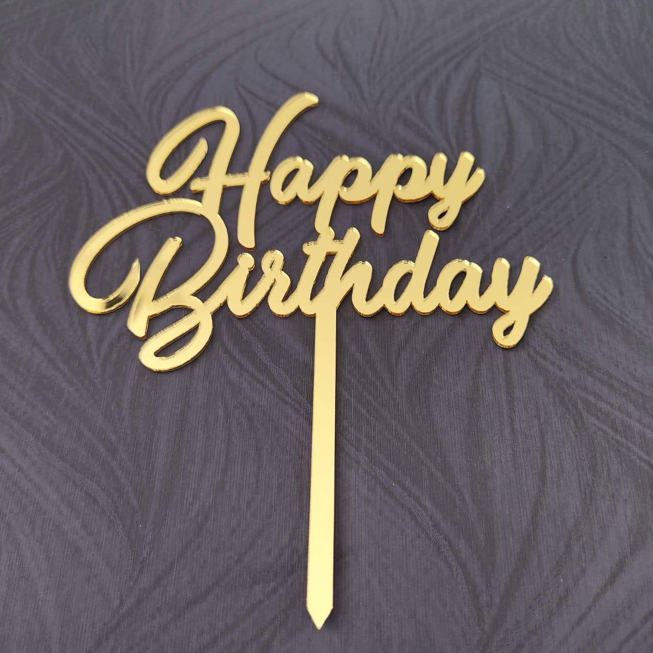 Happy Birthday Acrylic Topper 11