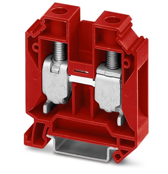 TERMINAL BLOCK POLYMIDE upto 25 sqmm - FTS25P RED WITH END PLATE