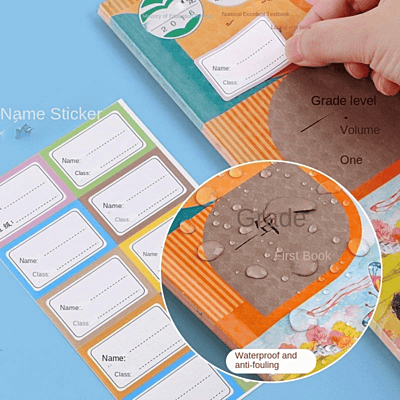 MERSA Transparent Self-Adhesive Book Cover Film - 30 Pcs (3 Sizes) MERSA Transparent Self-Adhesive Book Cover Film - 30 Pcs (3 Sizes)