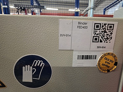 BINDER FED 400, Drying and heating chamber