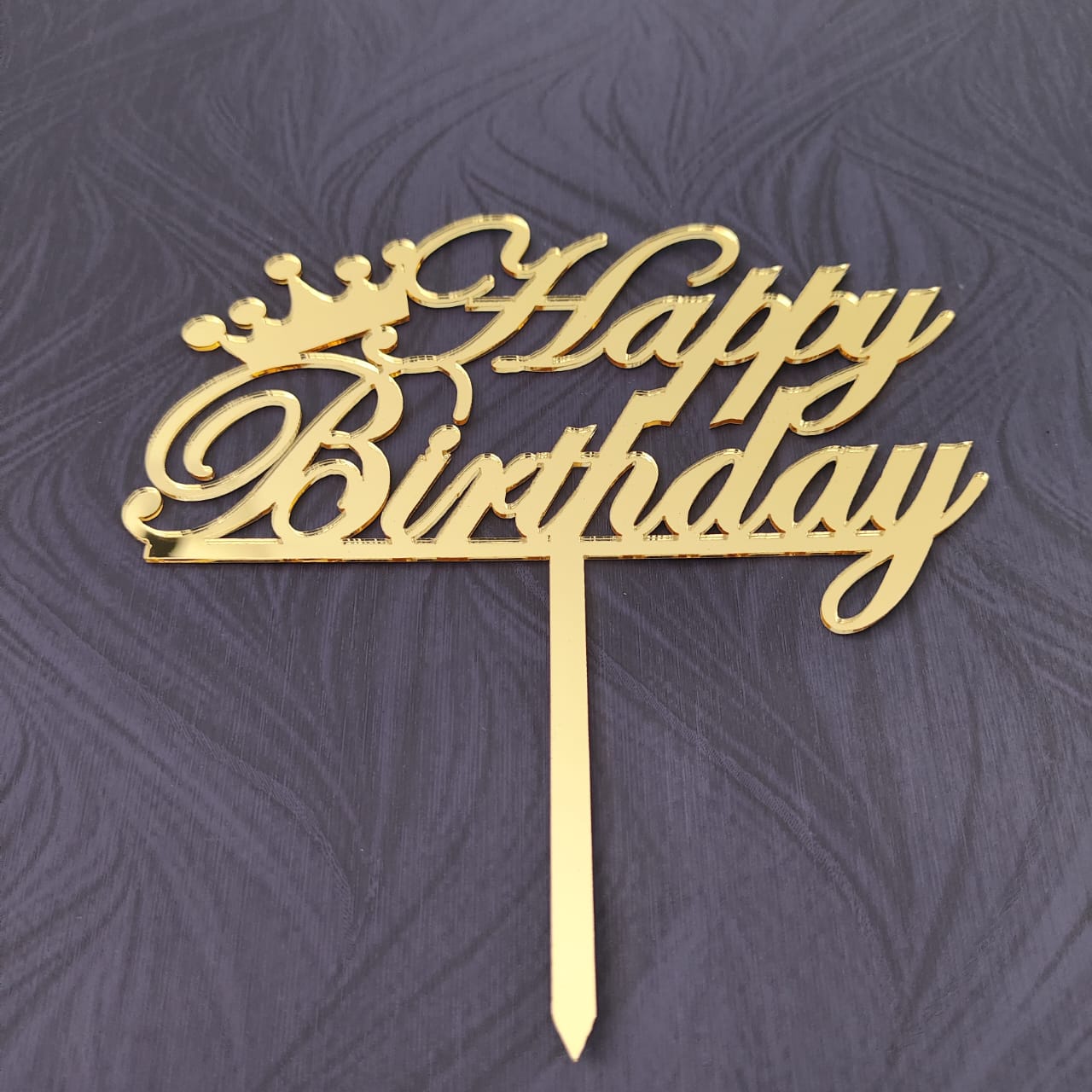 Happy Birthday Acrylic Topper 12