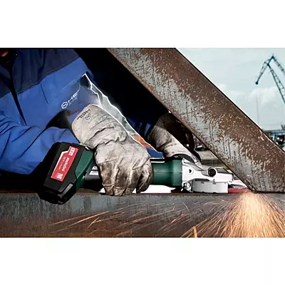 Angle/Disc Grinder Machine, 125mm 5" 18V W18LTX125 Quick Cordless: Metabo Angle/Disc Grinder Machine, 125mm 5" 18V W18LTX125 Quick Cordless: Metabo