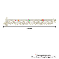 Sterling Silver Baby Anklets 6 Inch Traditional Payal