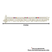 Sterling Silver Baby Anklets 6 Inch Traditional Payal