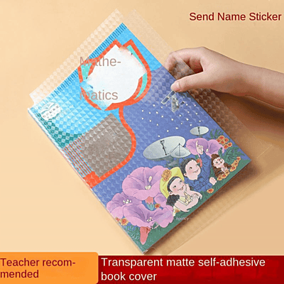MERSA Transparent Self-Adhesive Book Cover Film - 30 Pcs (3 Sizes) MERSA Transparent Self-Adhesive Book Cover Film - 30 Pcs (3 Sizes)