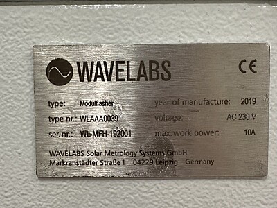 WAVELABS 61457-30-00-00, WLAAA0039, Solar simulator/Module flasher