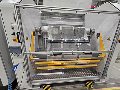 ROBUST URM-1400, Film unwinding and winding machine