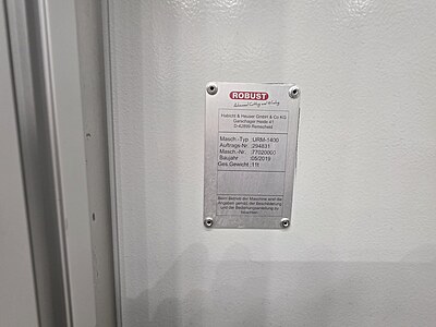 ROBUST URM-1400, Film unwinding and winding machine