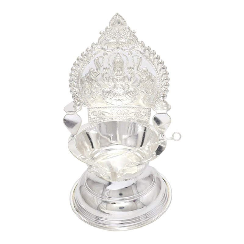 Silver Kamakshi Diya Villaku