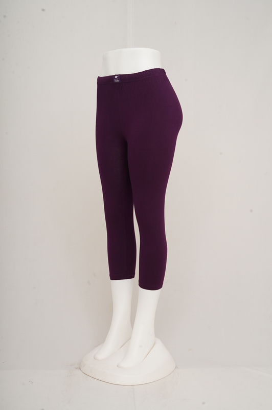 Women Dark Purple Capri