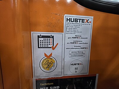 HUBTEX 2125-PU/SO, MQ 40, Electric multi-directional side loader