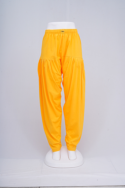 Women Dark Yellow Patiyala