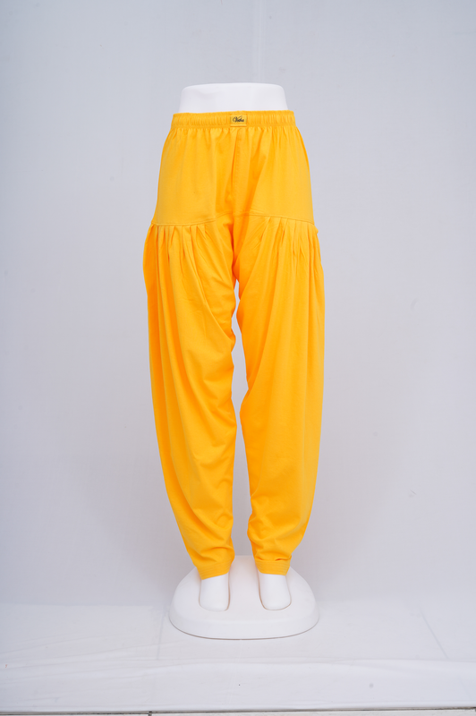 Women Dark Yellow Patiyala