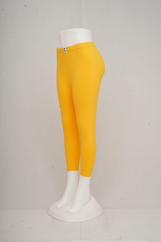 Women Dark Yellow Capri