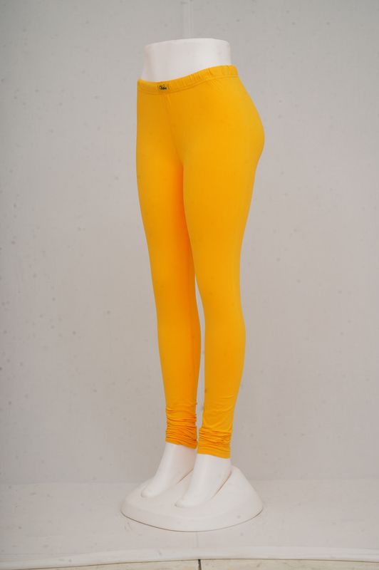 Women Dark Yellow Churidar Leggings