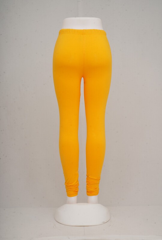 Women Dark Yellow Churidhar Leggings