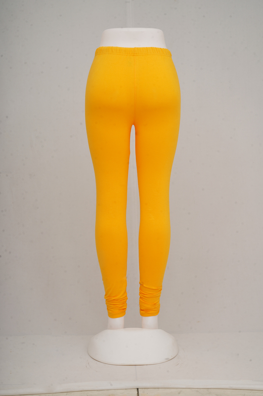 Women Dark Yellow Churidar Leggings