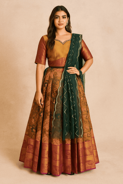 Sima (40 Size) - Traditional Lehenga THAT180
