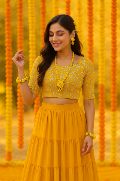 Jani - Haldi Lehenga Set That181