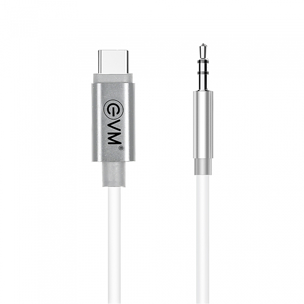 EVM CAUX-01 USB C to 3.5mm AUX Cable - Black