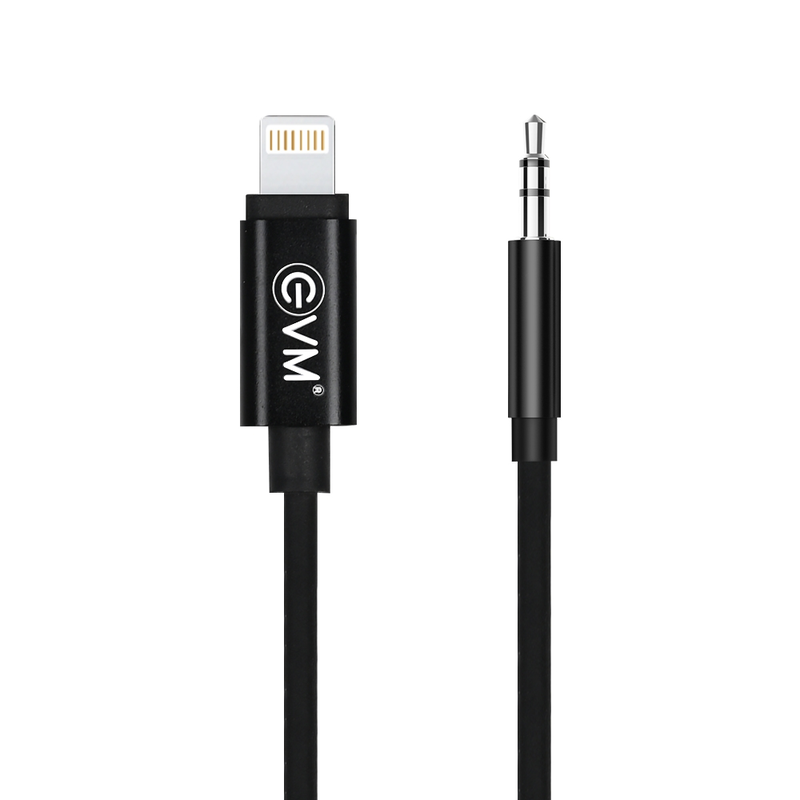 EVM LAUX-01 Lightning to 3.5mm AUX Cable - Black