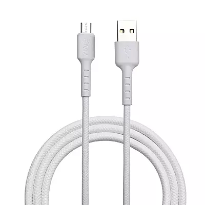 CABLE EVM MICRO USB 4A C-011 WHITE