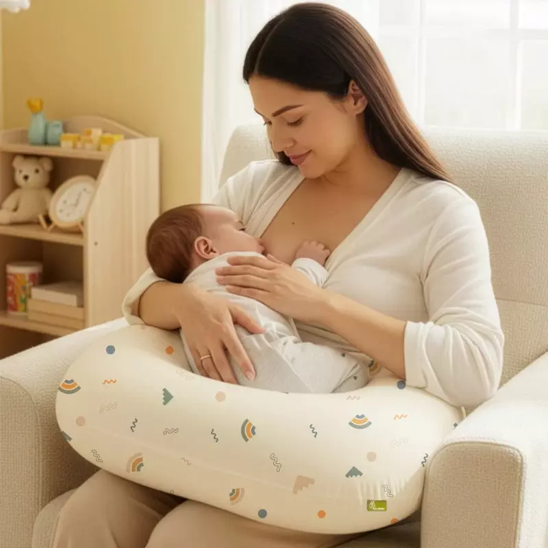 R For Rabbit - Sunggy Comfy Feeding Pillow - Abstract Beige