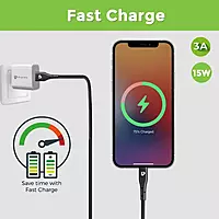 UltraProlink UL1071BLK-0120 - USB A to Lightning Cable Zap+ Lightning