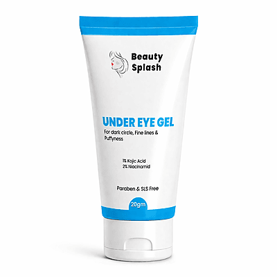 Bright Eyes: Under Eye Gel with 1% Kojic Acid & 2% Niacinamide to Reduce Dark Circles, Fine Lines & Puffiness