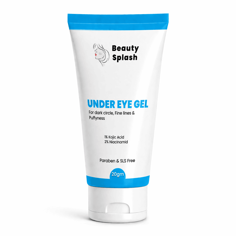 Bright Eyes: Under Eye Gel with 1% Kojic Acid & 2% Niacinamide to Reduce Dark Circles, Fine Lines & Puffiness