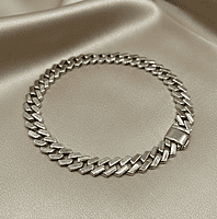 925 Sterling Silver Armour Curb Bracelet