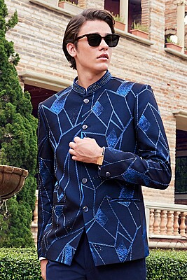 Timeless Navy Blue Tuxedo