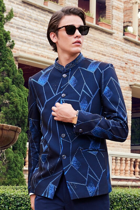 Timeless Navy Blue Tuxedo