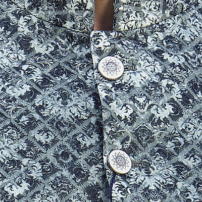 Floral Blue Jodhpuri Floral Blue Jodhpuri
