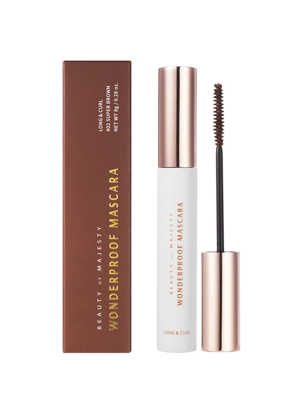 B.O.M - WONDERPROOF MASCARA LONG & CURL SUPER BROWN