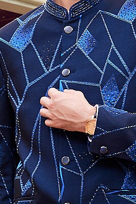 Timeless Navy Blue Tuxedo