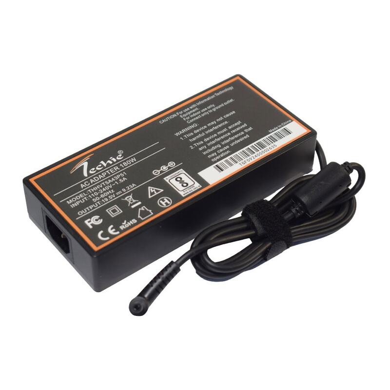 Techie 180W Laptop Charger for Asus FX502VM, FX503VD, GL502V, ROG G502VT Series (19.5V, 9.23A) 5.5*2.5MM Pin