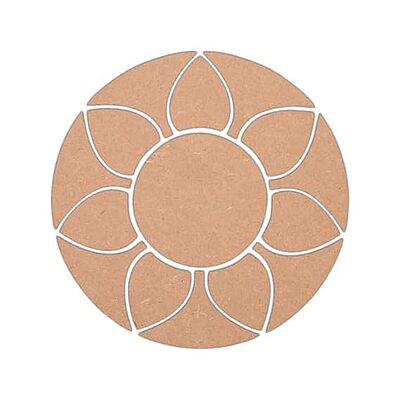 Rangoli Wooden MDF Base Cutout