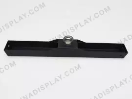 640 mm powder-coated steel LED cabinet hanging bar with forged galvanised eyebolt – Lumina