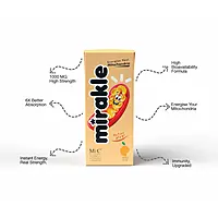MIRAKLE the Liposomal Vitamin-C Drink ( Added Sugar)-12 Piece Pack