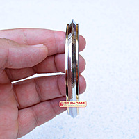 10mm Stainless Steel Edge Dual Brass Ring Punjabi Kada